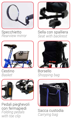 Diblasi folding trike hot sale